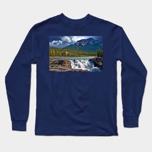 Canada. Jasper National Park. Athabasca Falls. Long Sleeve T-Shirt